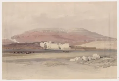 Medint Sic Abou Medinet Habu Thebes Dec 8th 1838