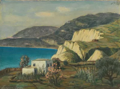 Mediterrane Kustenlandschaft