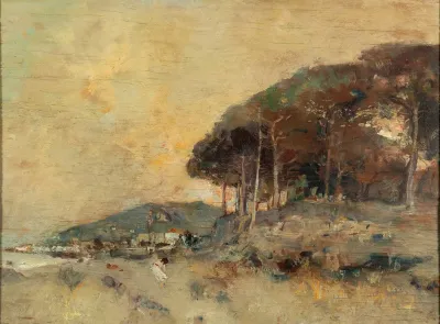 Mediterranean Coast At Dusk