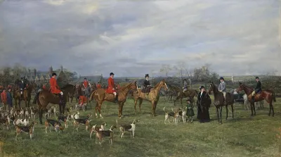 Meet Of The Quorn Hounds At Kirby Gate November 7