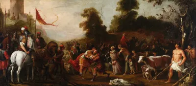 Meeting Of Jacob With Esau