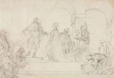 Meeting Of Solomon And Queen Of Sheba
