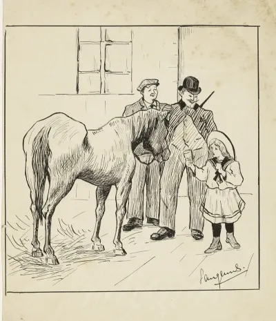 Meisje Biedt Een Paard Water Aan