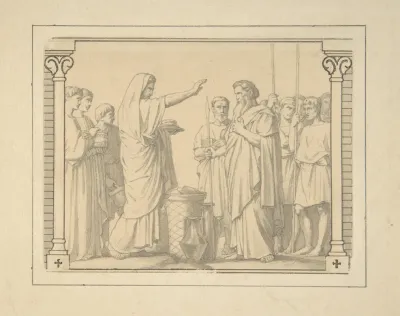 Melchizedek Presenting Abraham With Bread And Wine