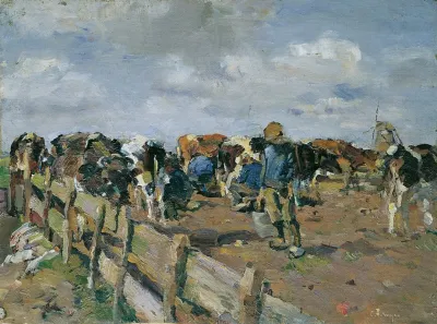 Melken Der Kuhe