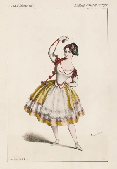 Melle Caroline Lassiat Dans La Fille De Marbre