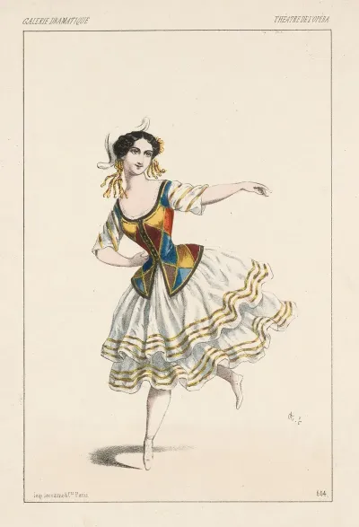Melle Caroline Role De Colombine