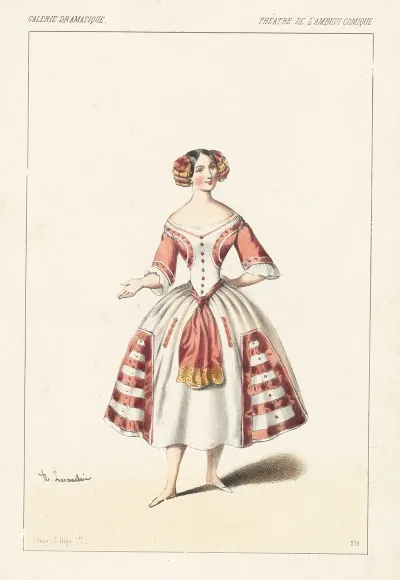 Melle Daniel Role De Paquita Dans Letoile Du Berger