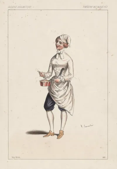 Melle Dejazet Dans Lulli Theatre Des Varietes