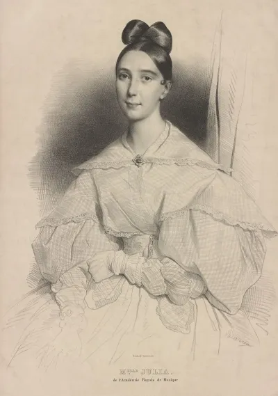 Melle Julia De Lacademie Royale De Musique