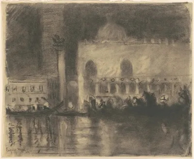 Memory Of Venice The Palazzo Ducale And The Piazzetta