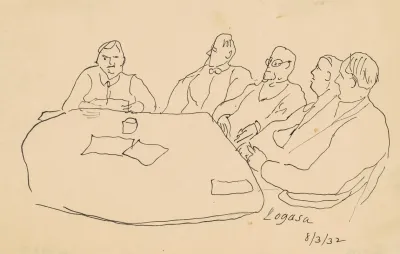 Men At A Table
