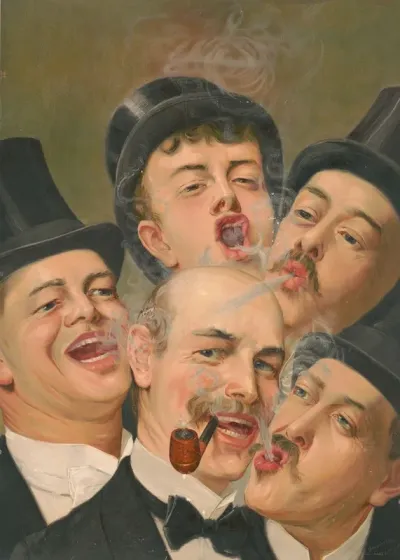 Men Smoking
