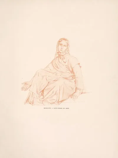 Mendiante A Saint Pierre De Rome