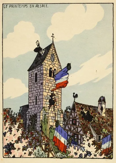 Menu Hotel Geber Altkirch 6 Mai 1919
