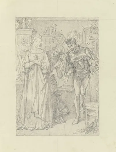 Mephisto Bei Gretchen Im Zimmer