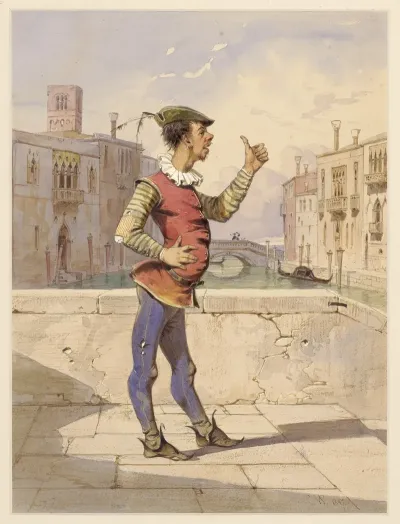 Merchant Of Venice Act 2 Scene 2 Launcelot Gobbo The Clown