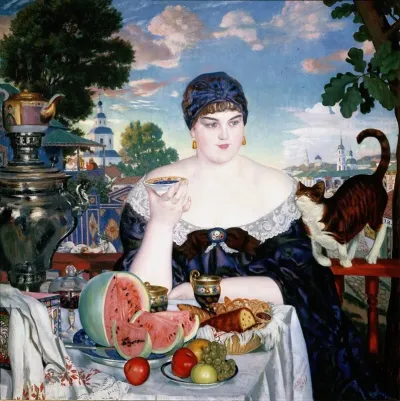 Merchants Wife At Tea