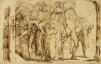 Merry Wives Of Windsor Act Iv Sc 2 Ford Belaboring Falstaff