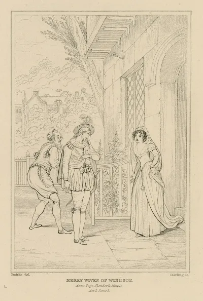 Merry Wives Of Windsor Anne Page Slender Simple Act I Scene 1