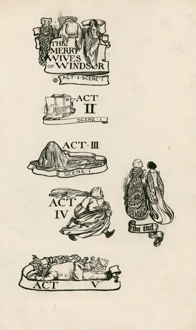 Merry Wives Of Windsor Headings