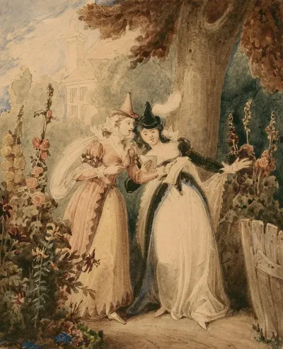 Merry Wives Of Windsor Ii 1 Mrs Ford And Mrs Page Reading A Letter