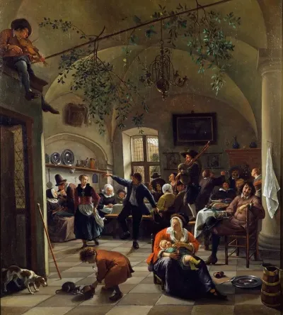 Merrymaking In A Tavern