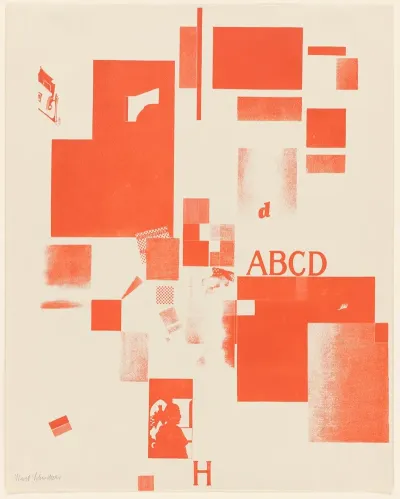Merz 3 Kurt Schwitters 6 Lithos Pl 5