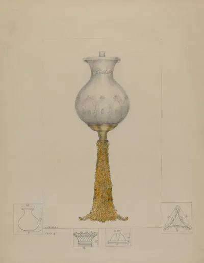 Metal Base Lamp