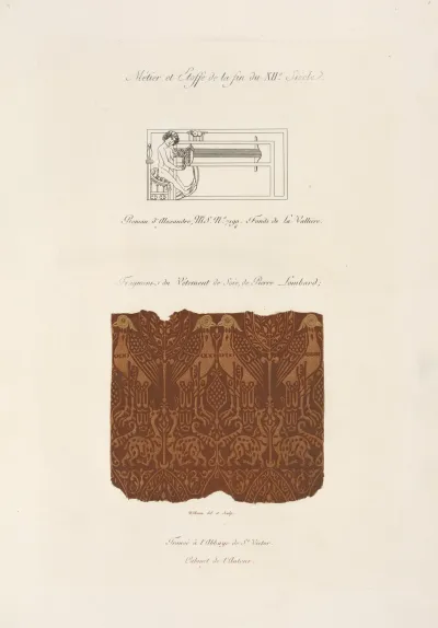 Metier Et Etoffe De La Fin Du Xiie Siecle