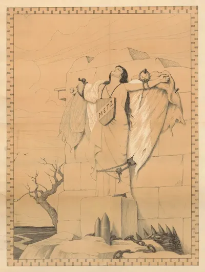 Metz Crucifiee 1680 Comedie Francaise 1916 Mardi 2 Mai 1916
