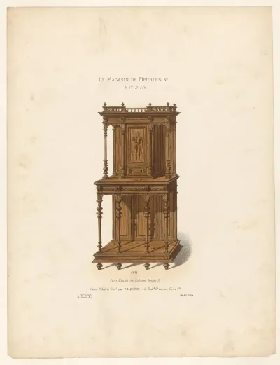 Meuble De Cabinet Henri Ii