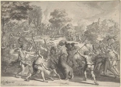 Mexican Sacrifice To The God Of Hunting