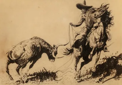 Mexican Steer On The Prod