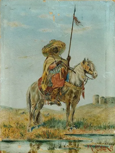 Mexikaner Zu Pferd