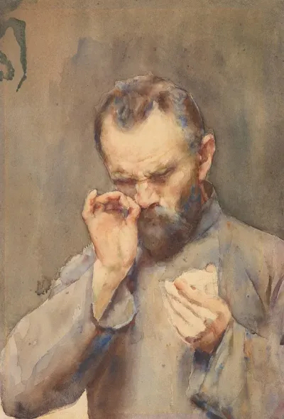 Mezczyzna Zazywajacy Tabake