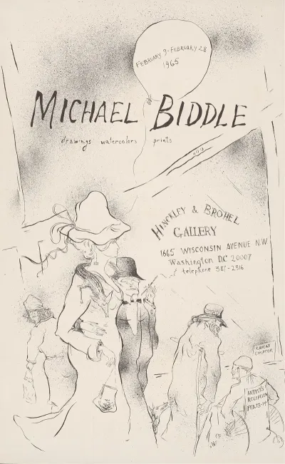 Michael Biddle Drawings Watercolors Prints