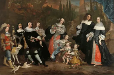 Michiel De Ruyter And His Family
