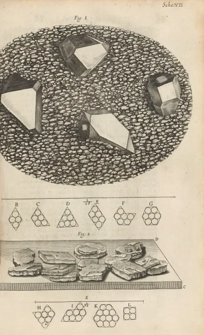 Microscopic View Of Small Diamants Diamonds