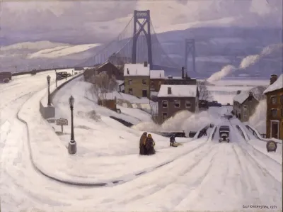 Mid Hudson Bridge Winter