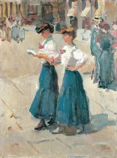 Midinettes On The Place Vendome Paris