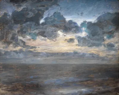 Midsummer Night At Tisvilde Beach