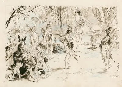 Midsummer Nights Dream Act Iii Sc 1 Titania And The Fairies