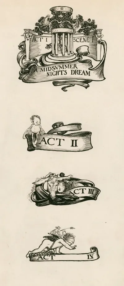 Midsummer Nights Dream Headings