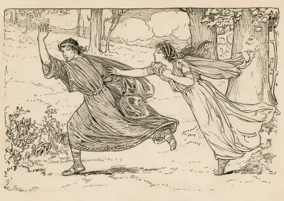 Midsummer Nights Dream Helena Pursues Demetrius