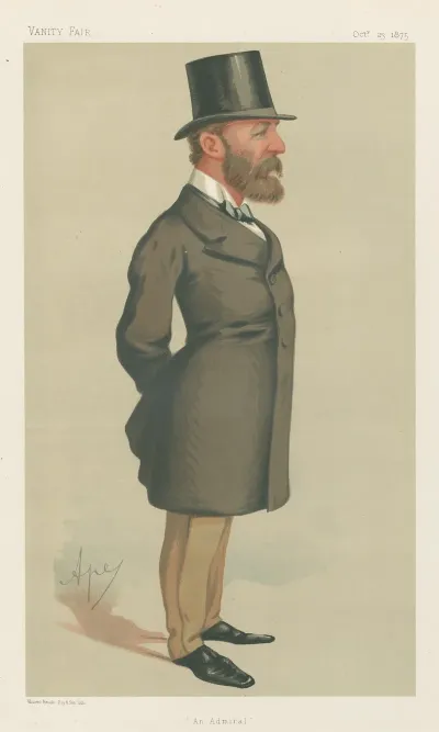 Military And Navy An Admiral Real Admiral Lord John Hay October 23 1875
