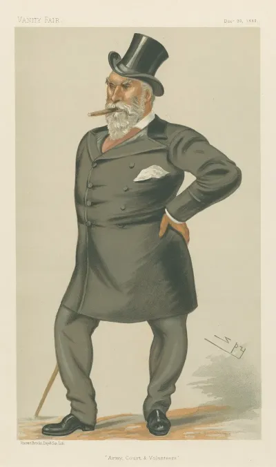 Military And Navy Army Court And Volunteers Colonel The Hon Charles Hugh Lindsay December 23 1882