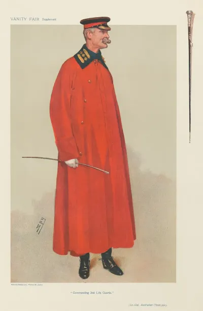 Military And Navy Commanding 2nd Life Guards Lieutenent Colonel Anstruther Thompson