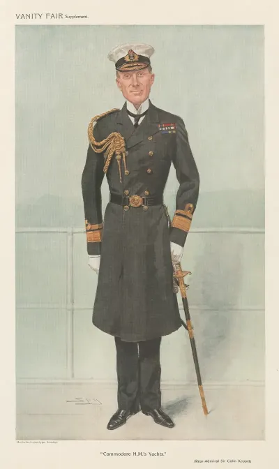 Military And Navy Commodore H M S Yachts Rear Admiral Sir Colin Keppel