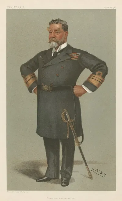 Military And Navy Fresh From The Channel Sheet Vice Admiral Sir Henry H Rawson April 25 1901